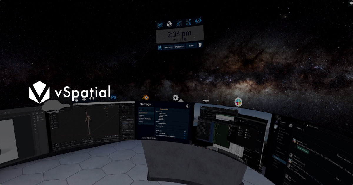 Vspatial remote desktop and collaboration solutions